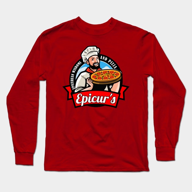 Epicurean Pizza Logo Long Sleeve T-Shirt by Epicurean Pizza